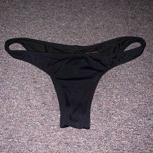 Black Victoria’s Secret cheeky bikini bottom